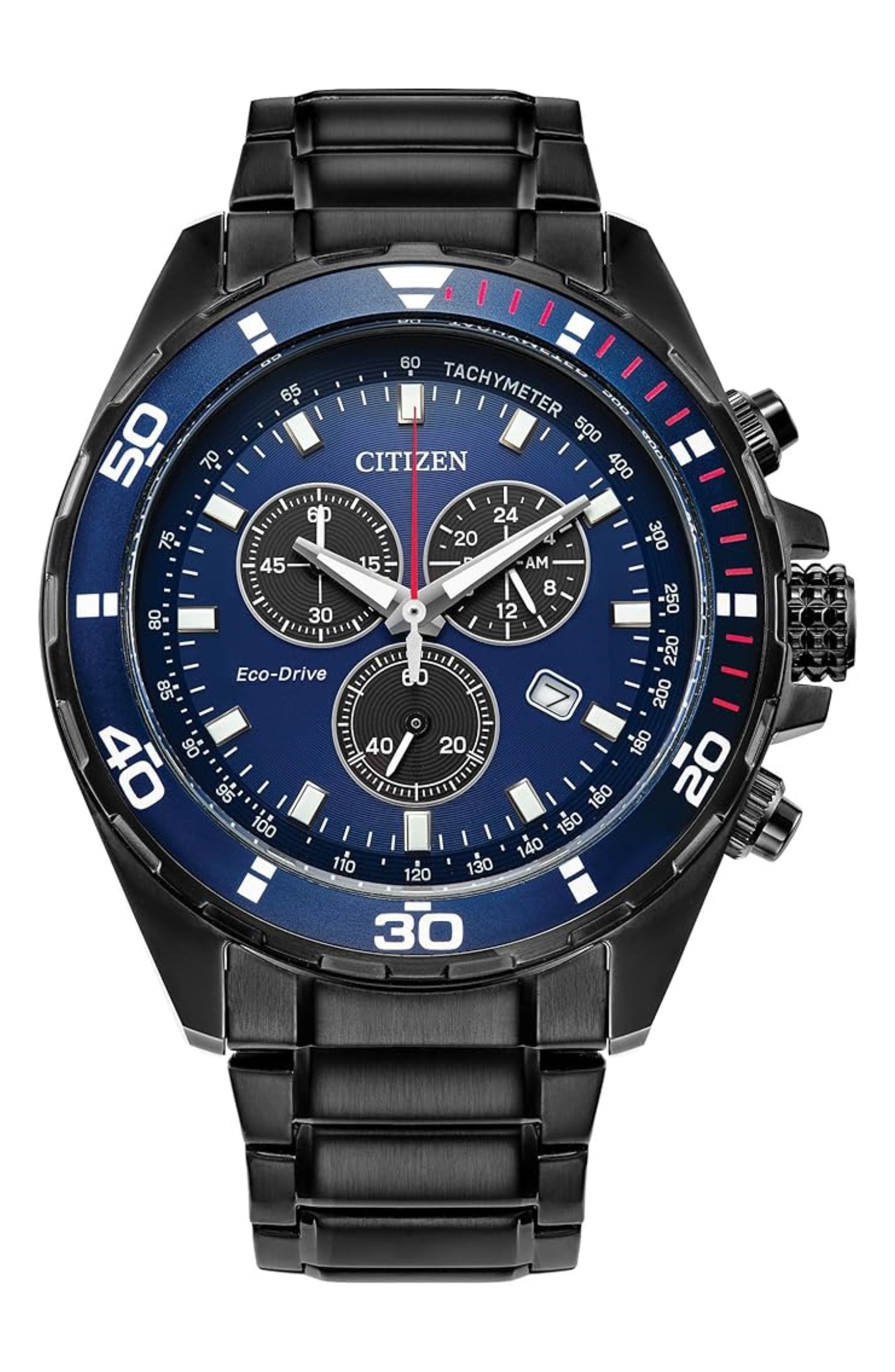 Citizen Sport Eco-Drive Chronograph Bracelet Watch, 44mm