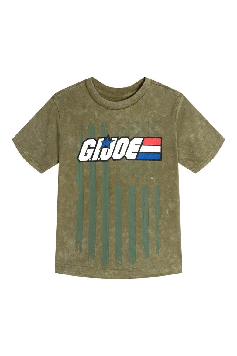 Boys' Graphic Short Sleeve T-Shirt, Main, color, Snake Eyes Duke Olive