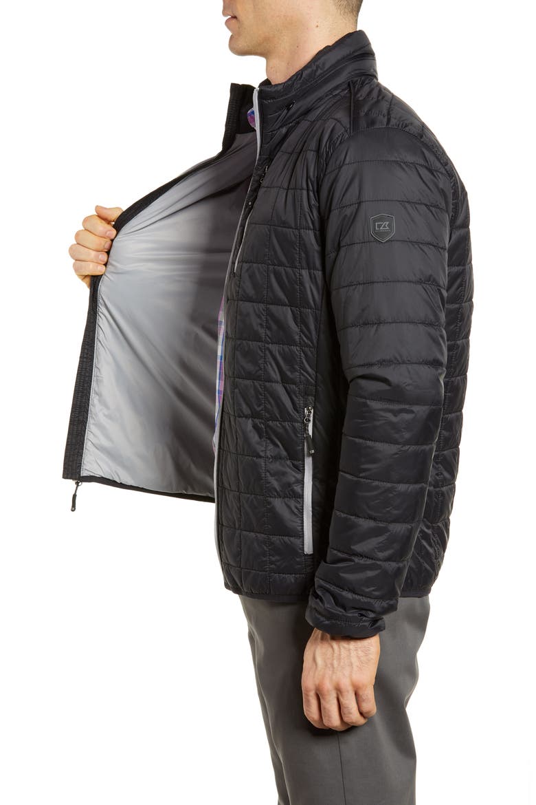 Rainier PrimaLoft® Full Zip Jacket, Alternate, color, BLACK