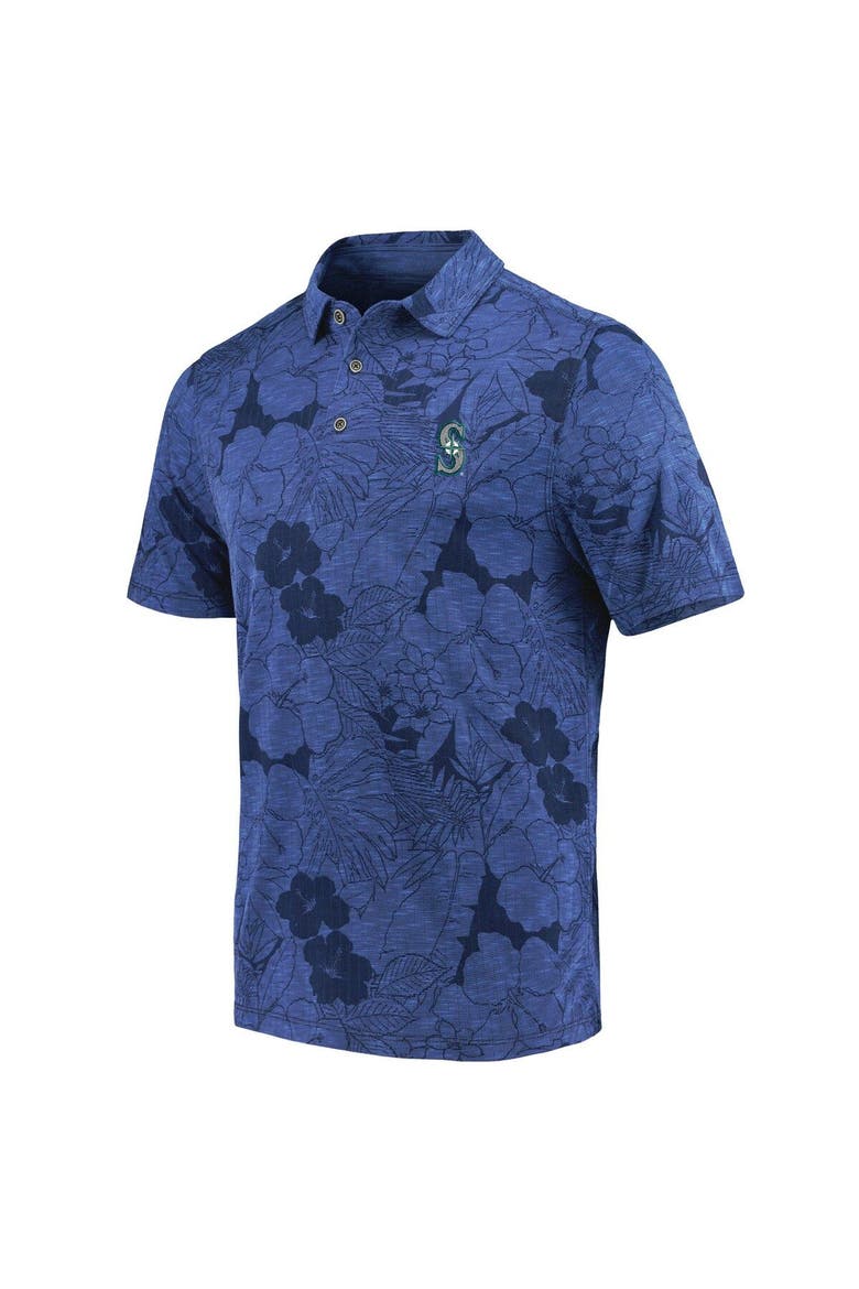 Men's Tommy Bahama  Navy Seattle Mariners Blooms Polo, Alternate, color, Navy