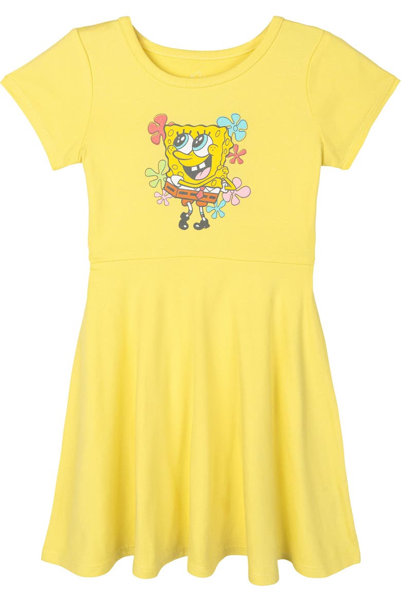 2-Pack Skater Dresses, Alternate, color, SpongeBob Blue Yellow