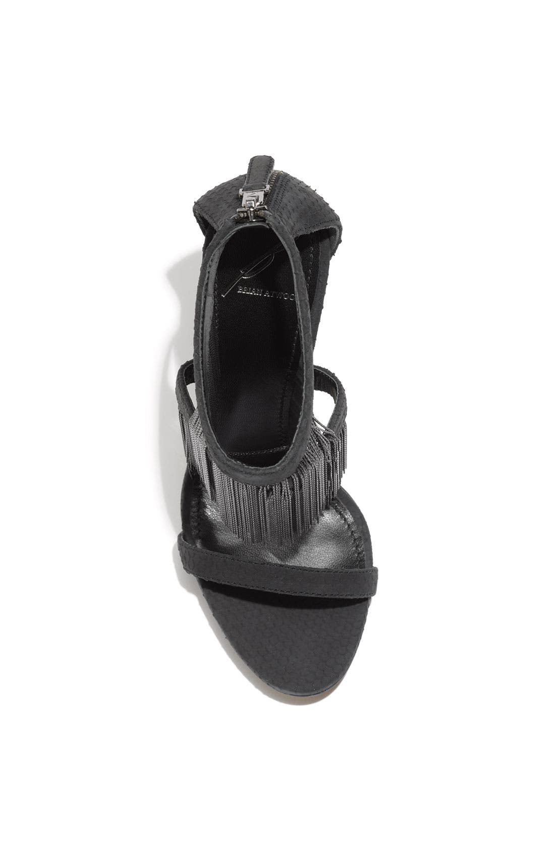 'Cassiane' Sandal, Alternate, color, BLACK