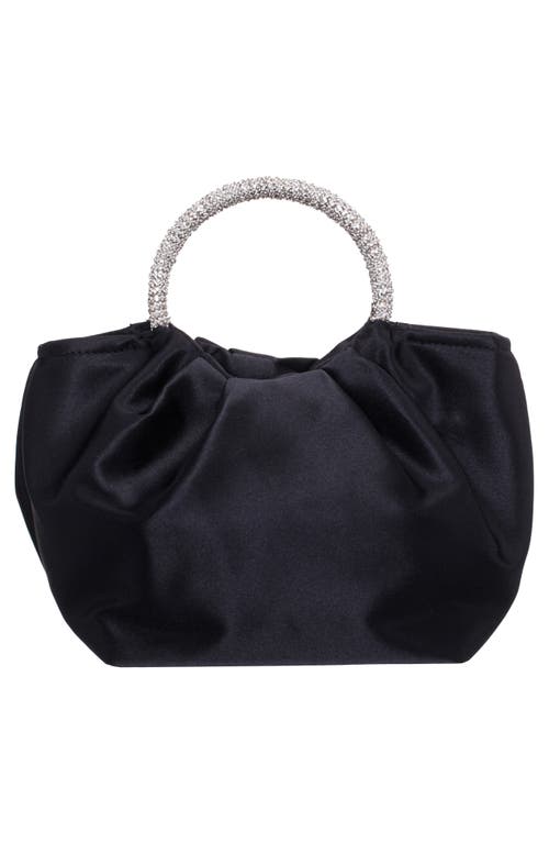 Shop Nina Fancy Top Handle Clutch In Black