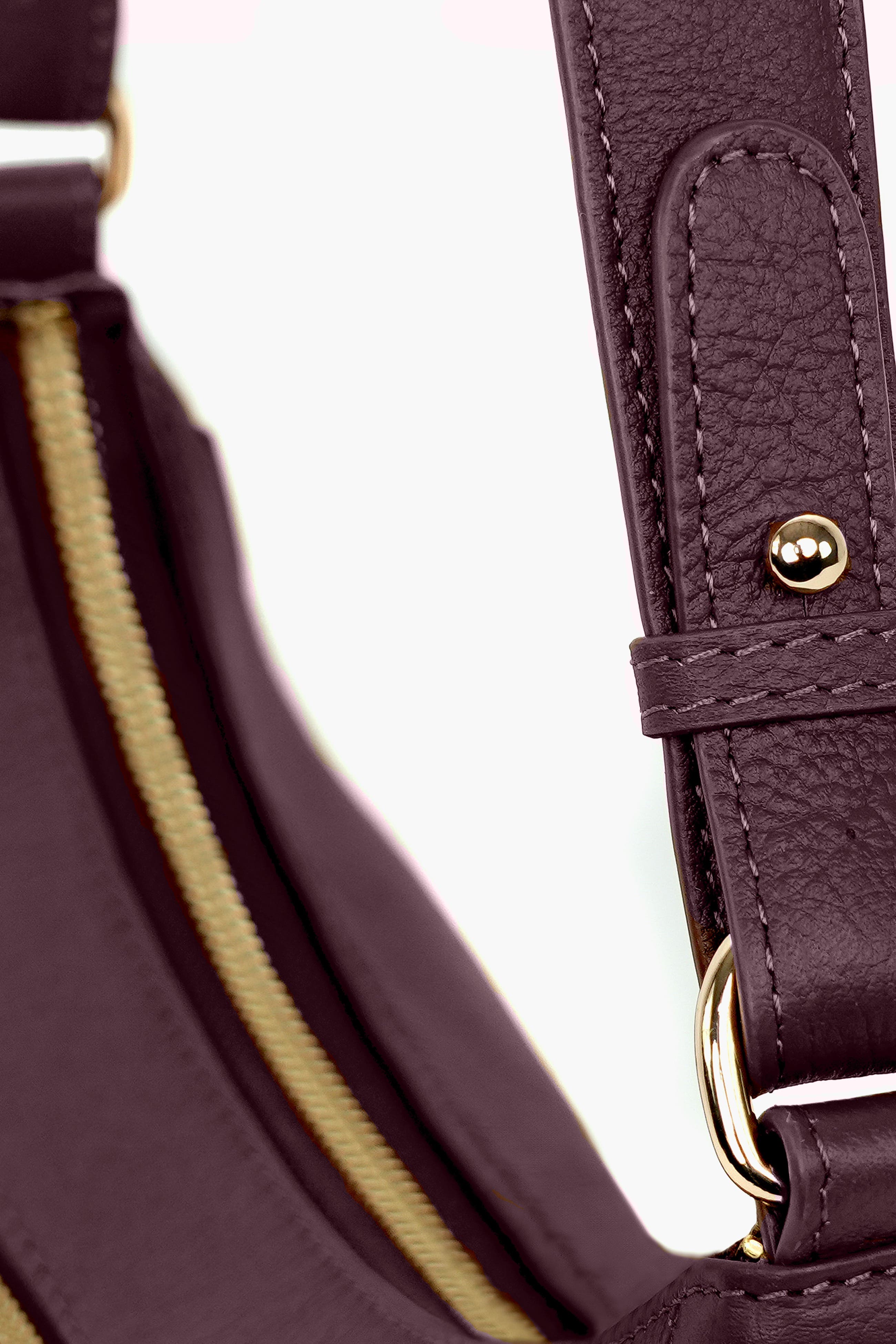 The Lucy Leather Bag, Alternate, color, Burgundy