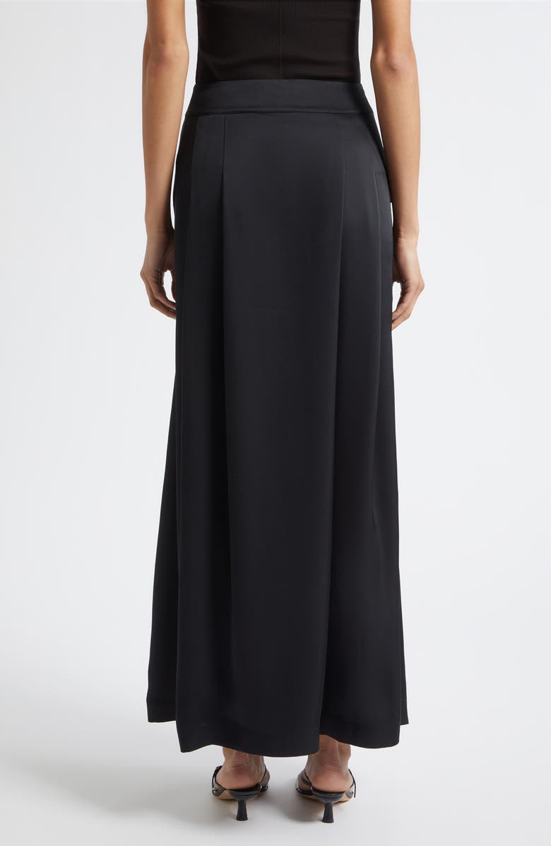 Ramy Brook Faux Wrap Maxi Skirt, Alternate, color, Black