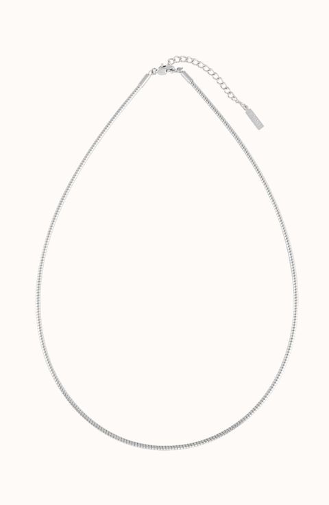 Ribbed Choker Necklace