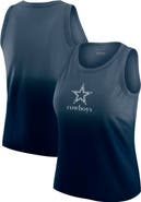 WEAR by Erin Andrews Women's WEAR by Erin Andrews x Gracie Hunt Navy Dallas Cowboys Ombre Tank Top