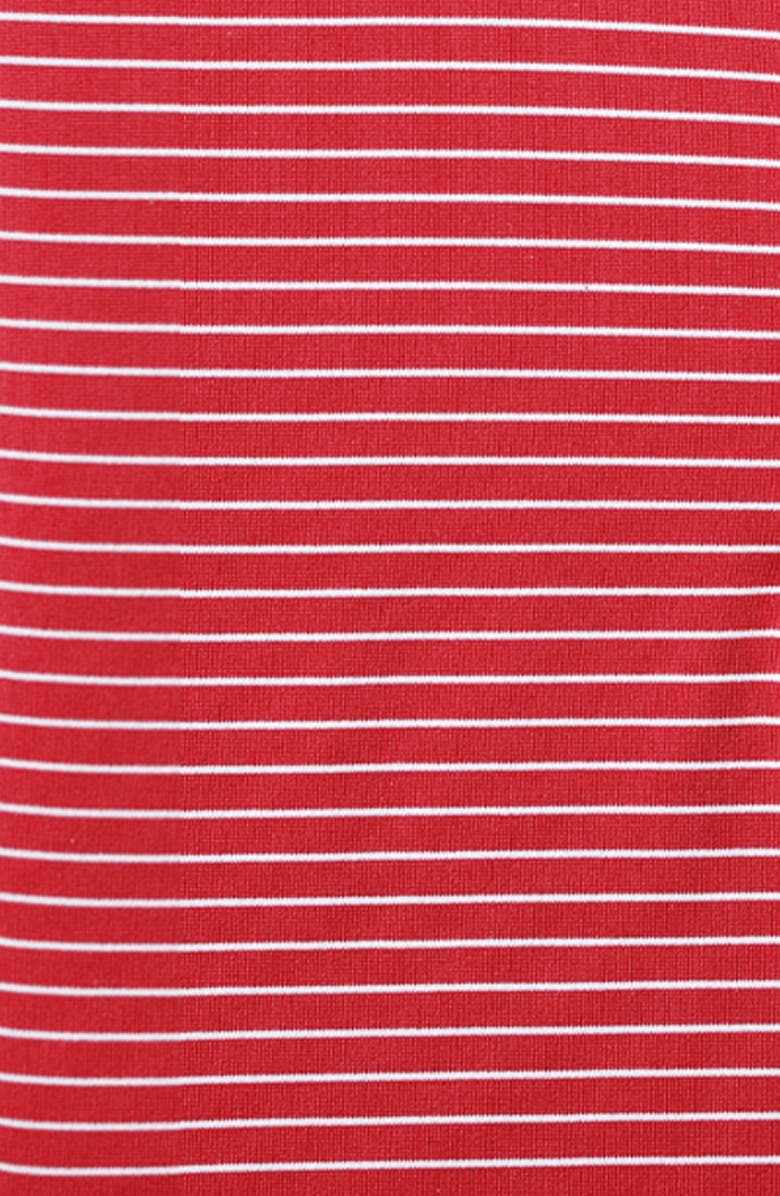 Mizzen+Main Versa Trim Fit Stripe Performance Polo, Alternate, color, Crimson Alternating Stripe