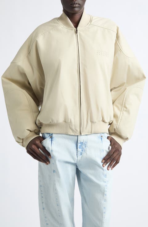 Cotton Twill Bomber Jacket