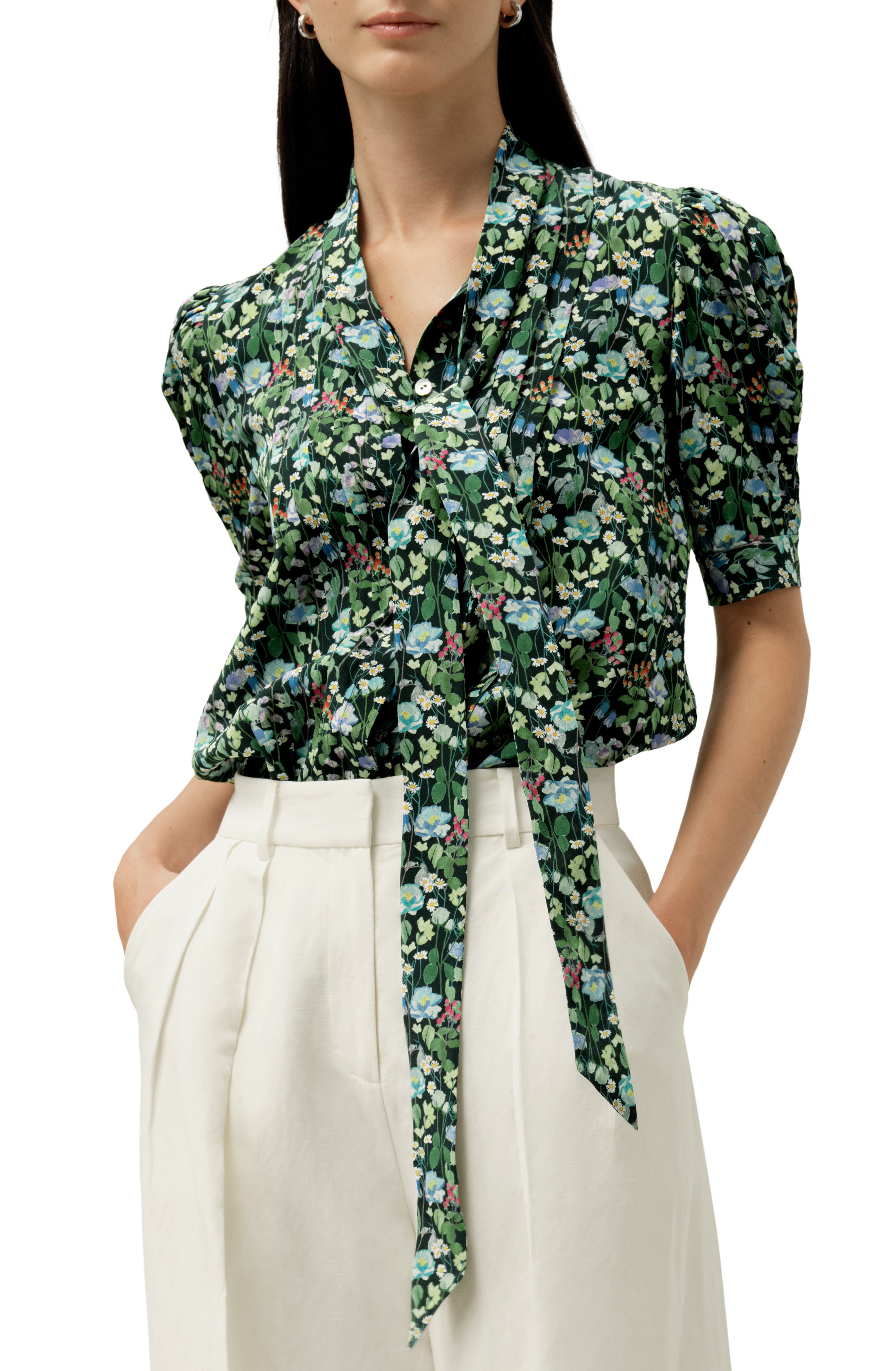 Puff-Sleeve Blouse - Made With Liberty Fabric