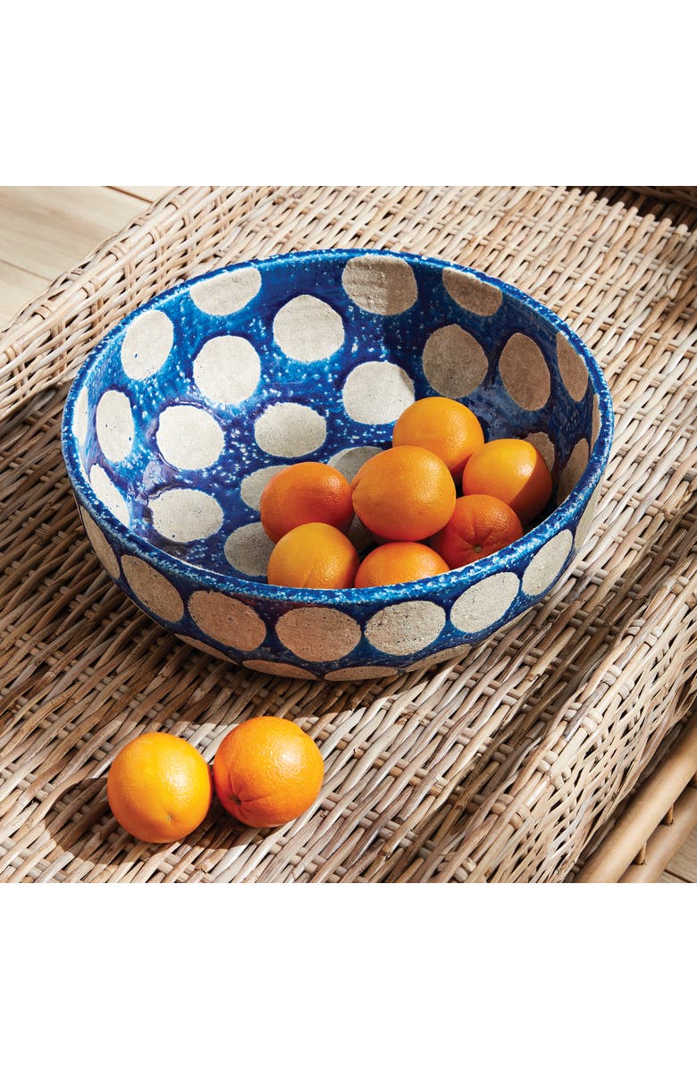 Napa Home & Garden Kiley Large Handcrafted Decorative Bowl, Alternate, color, Blue