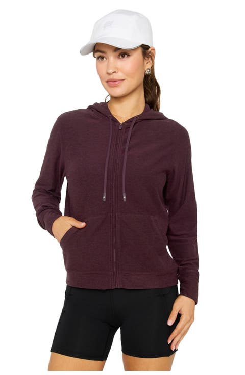 Cloud Jersey Full Zip Hoodie