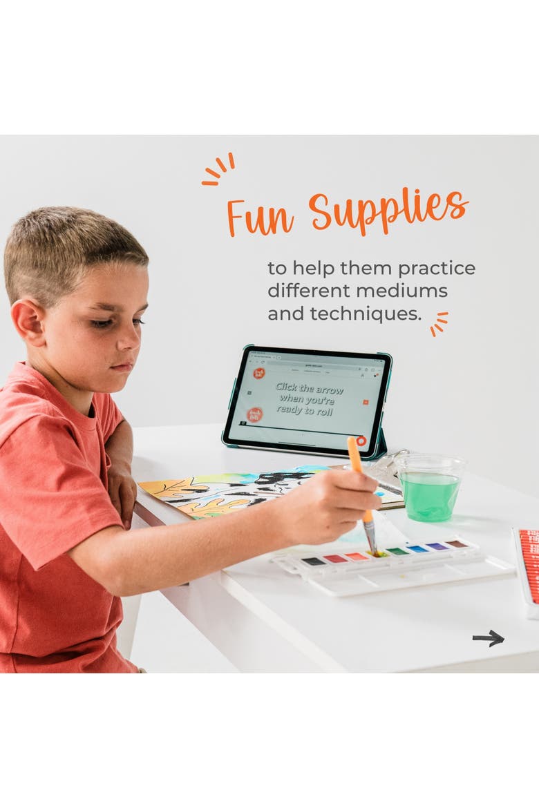 Level 1 Art Kit w/ Light up Bright Board-Ages 4-7, Alternate, color, Multicolor