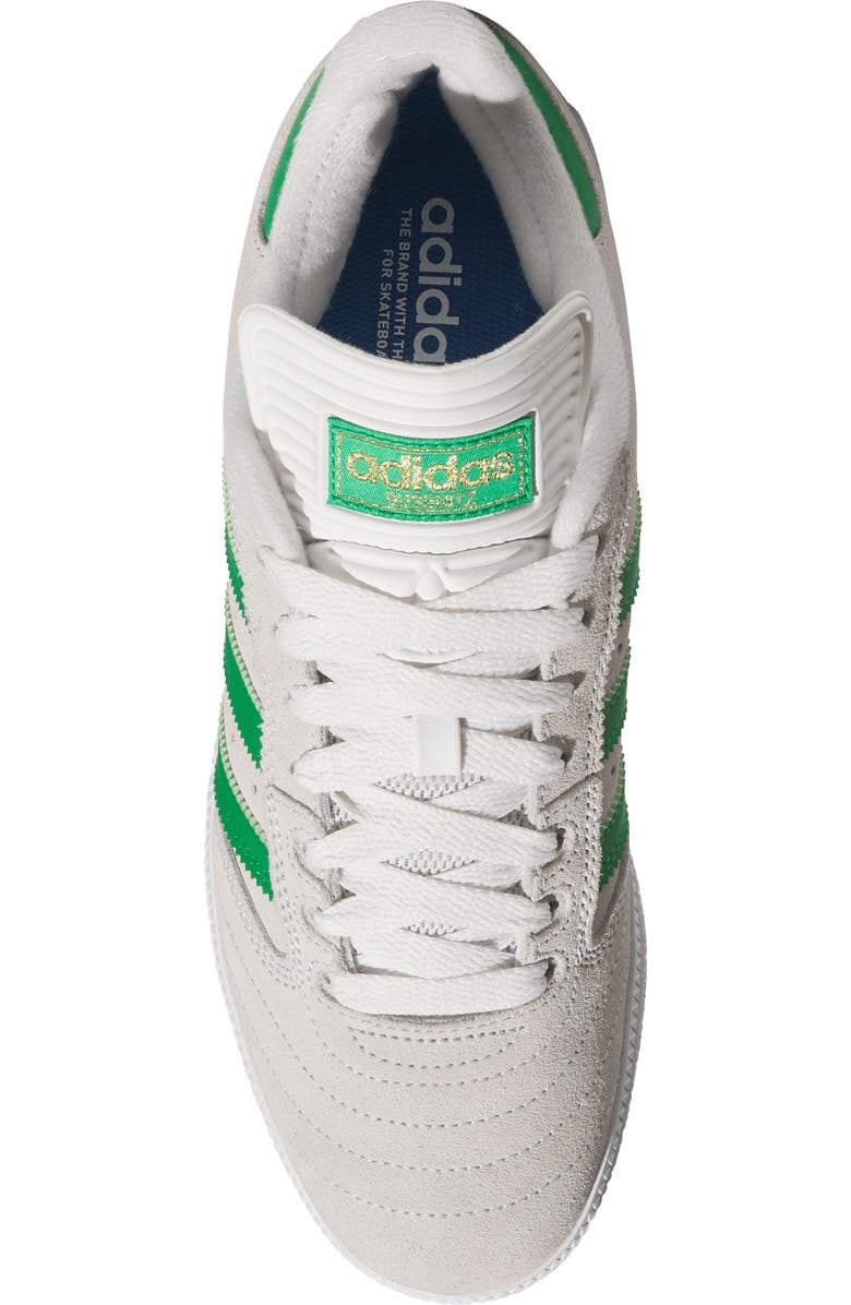 adidas Busenitz Skate Sneaker, Alternate, color, Crystal White/ Gold Metallic