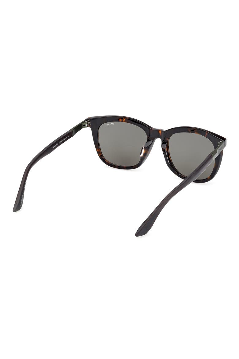 53mm Sunglasses, Alternate, color, DARK HAVANA / GREEN