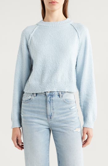 PACSUN PACSUN SNUG RAGLAN SLEEVE CROP SWEATER