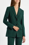 Santorelli Enrica Two-button Jacket in Soft Stretch Twill