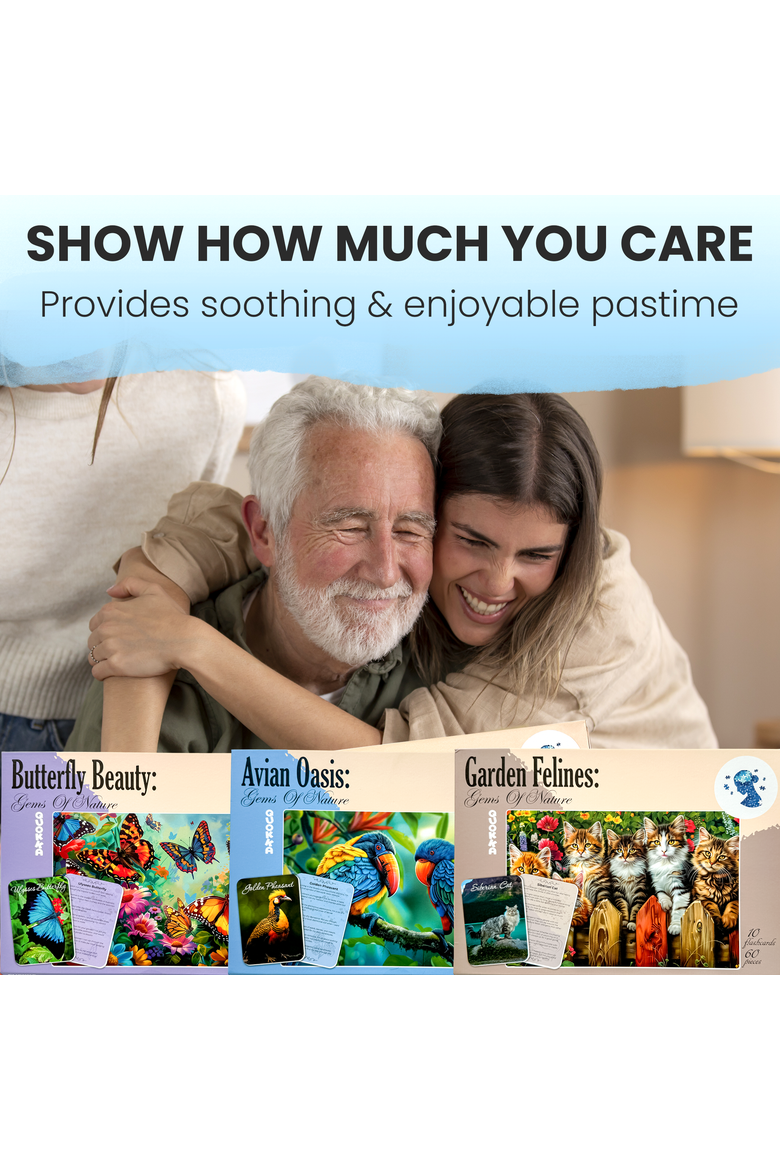 60 Piece Large Jigsaw Puzzles Set for Seniors whith Dementia, Alternate, color, Nature
