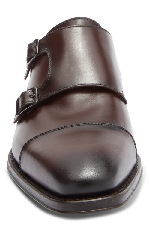 Antonio Maurizi Double Monk Strap Shoe In Brown