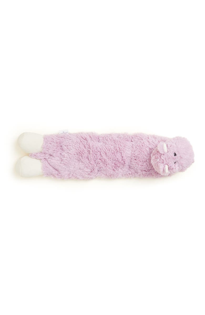 Warmies Hippo Plush Neck Wrap, Alternate, color, Medium Purple