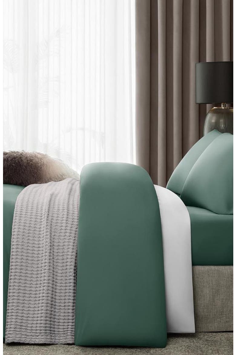 Sensa Duvet Cover, Alternate, color, Green