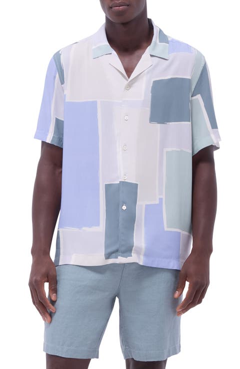Jackson Abstract Print Camp Shirt