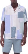 Bugatchi Jackson Abstract Print Camp Shirt