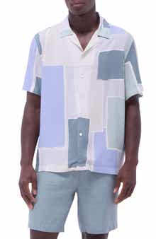 Bugatchi Jackson Abstract Print Camp Shirt
