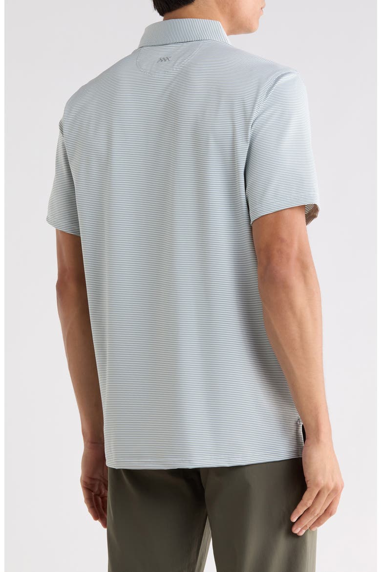 Drive Time Performance Polo, Alternate, color, PACIFIC GREEN STRIPE