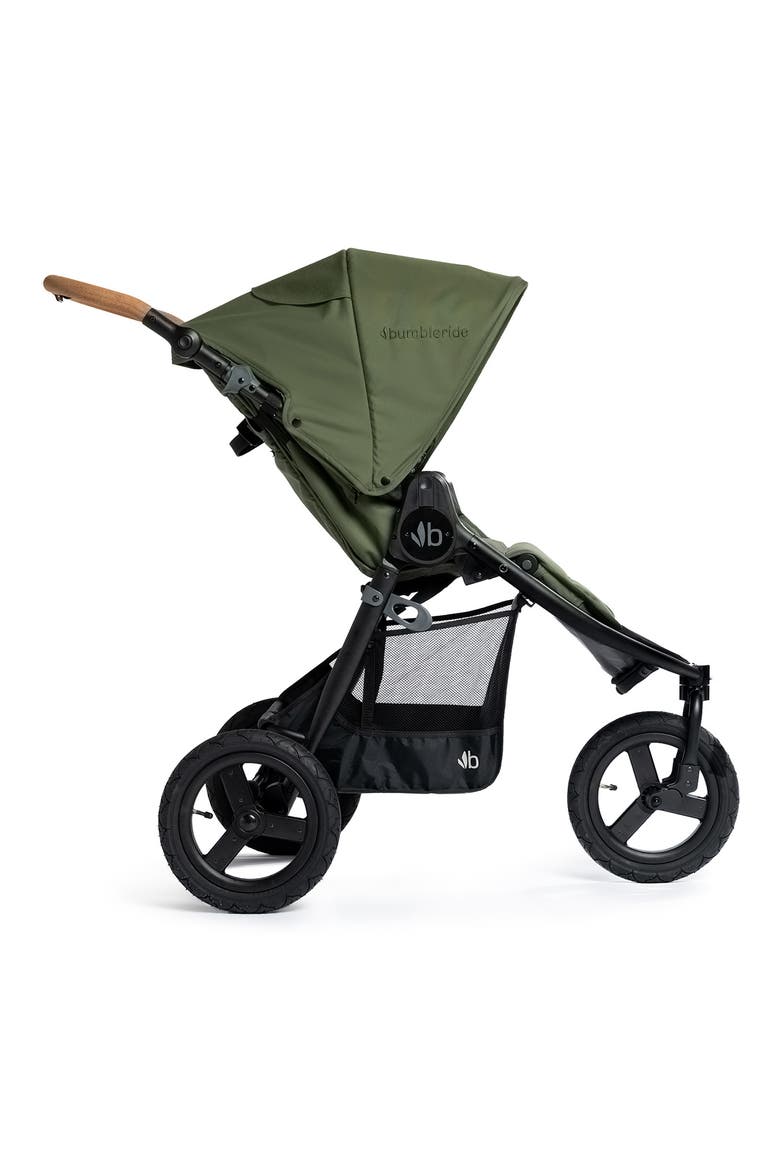 Indie All Terrain Stroller, Alternate, color, OLIVE GREEN/ BLACK