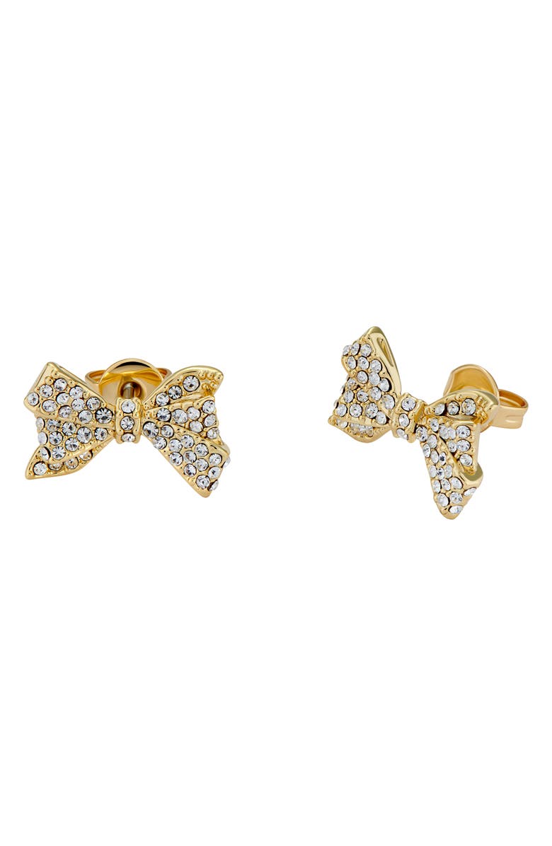 Ted Baker London Barseta Crystal Bow Stud Earrings, Alternate, color,