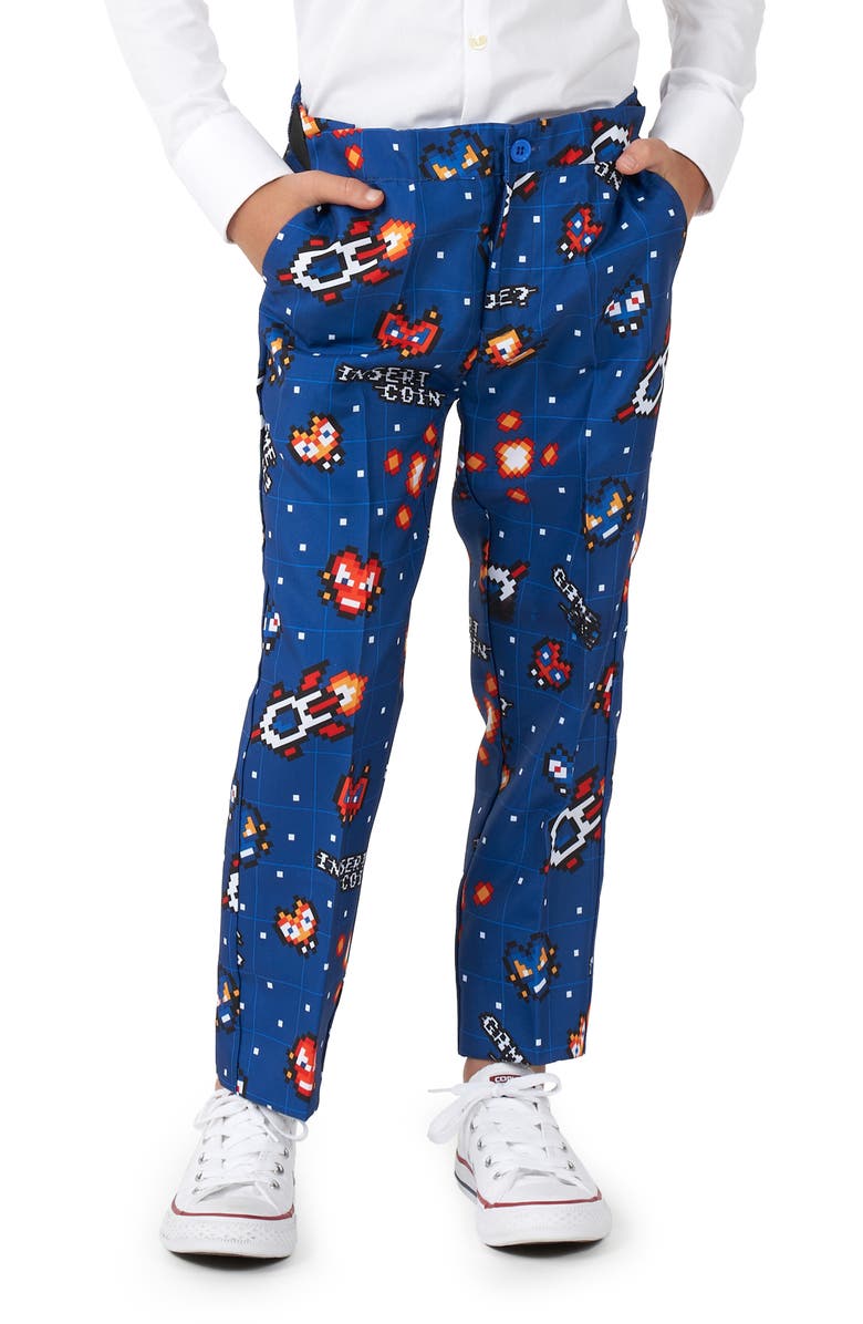 OppoSuits Retro Gamer Two-Piece Suit with Tie, Alternate, color,