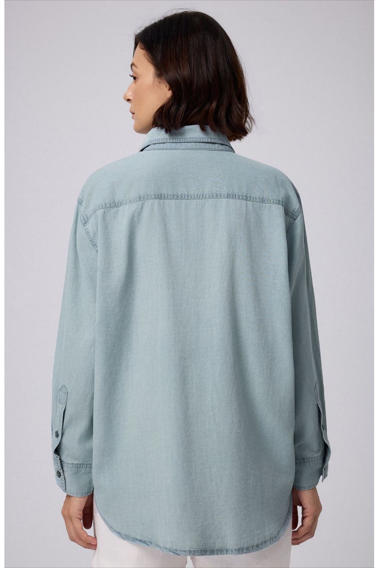 Lyricist Oversized Shirt, Alternate, color, Chambray Blue