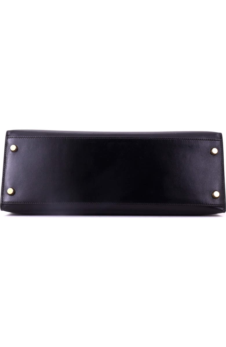 Pre-Owned Hermes Kelly Handbag Black Box Calf with Gold Hardware 32, Alternate, color, Noir