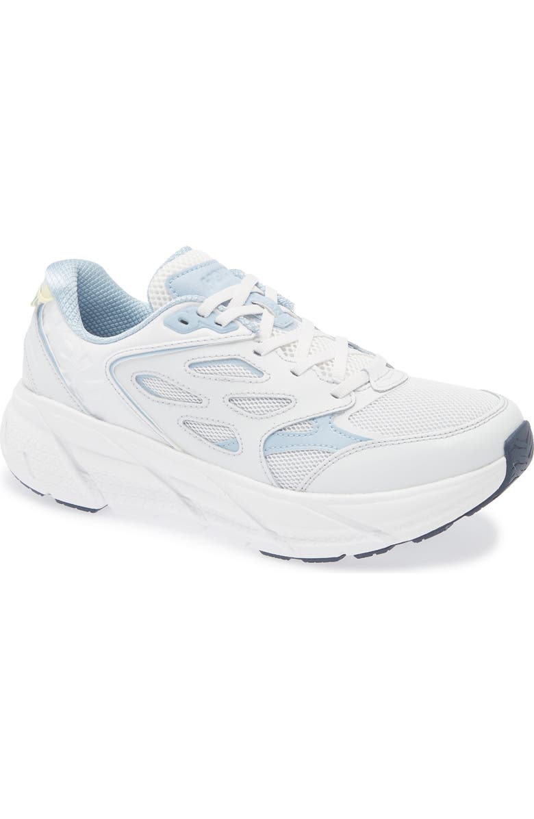 HOKA Clifton L Walking Sneaker, Main, color, Cosmic Grey / Varsity Navy