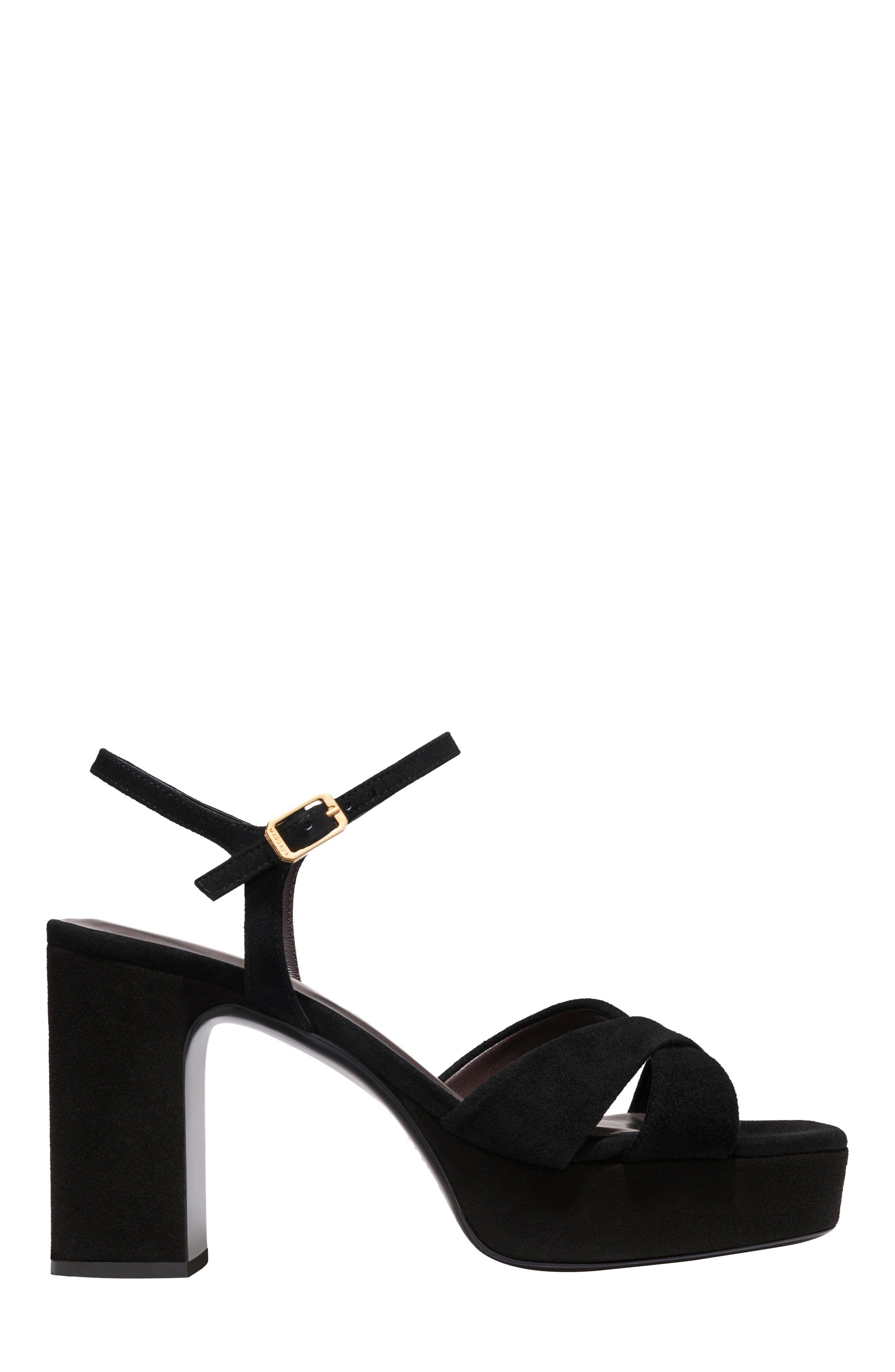 MARGAUX The Paloma Platform, Main, color, Black Suede