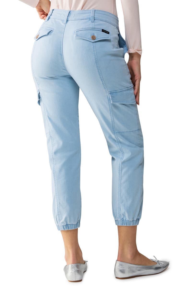 Sanctuary Rebel Ankle Cargo Pants, Alternate, color, Ultra Pale