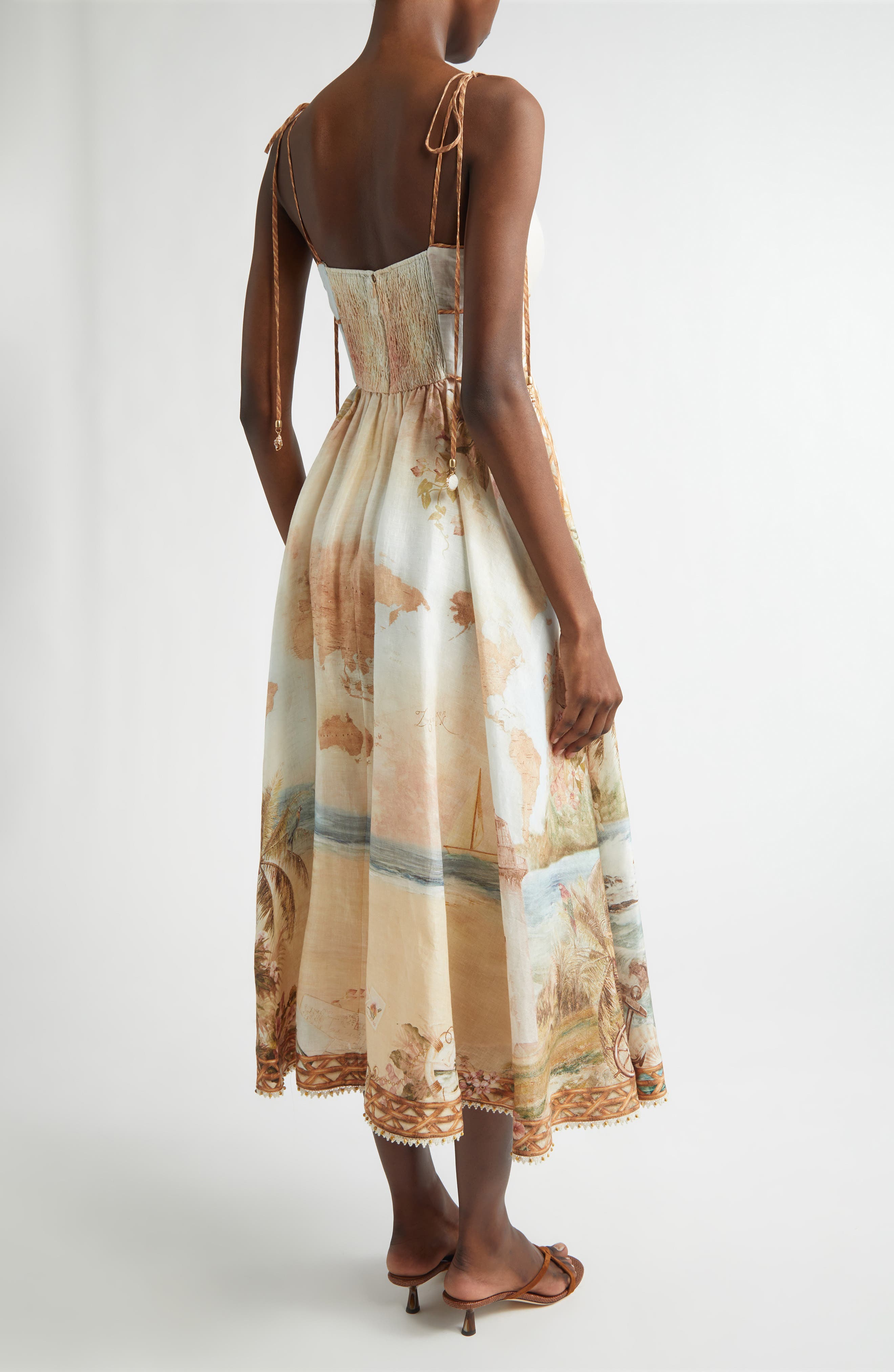 Mahon Linen Picnic Dress - image 2