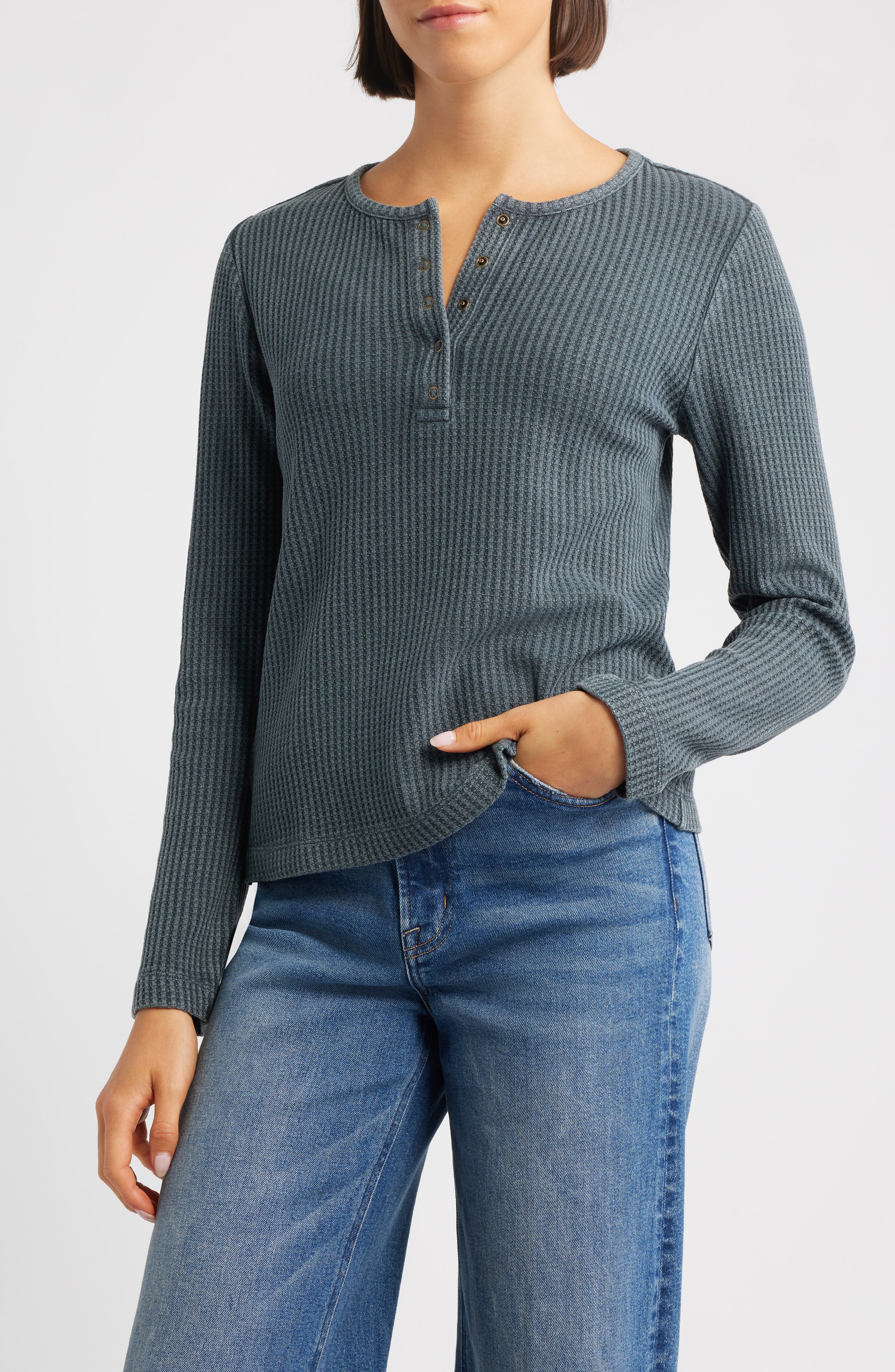 Thermal Knit Henley - image 3