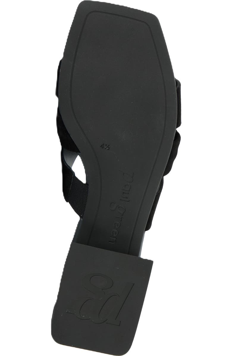 Paul Green Desire Slide Sandal, Alternate, color, Black Suede