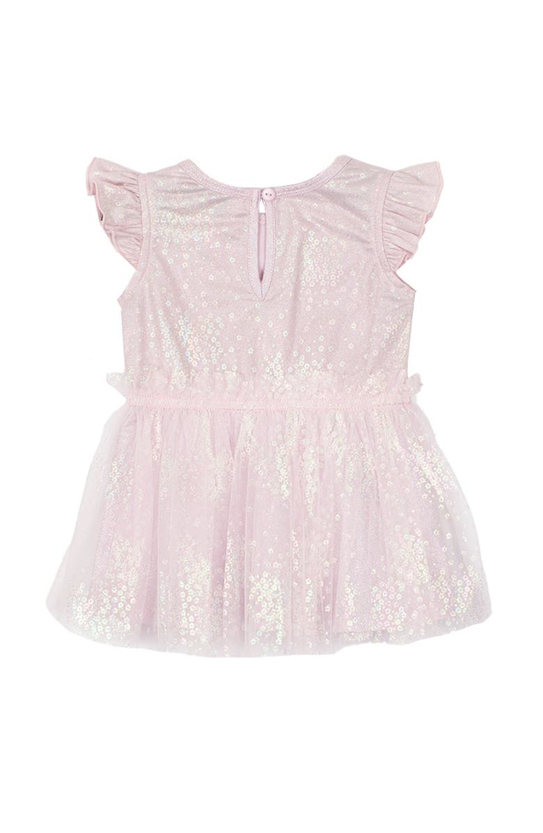 Isobella & Chloe Periwinkle Baby Toddler Dress, Alternate, color, Purple