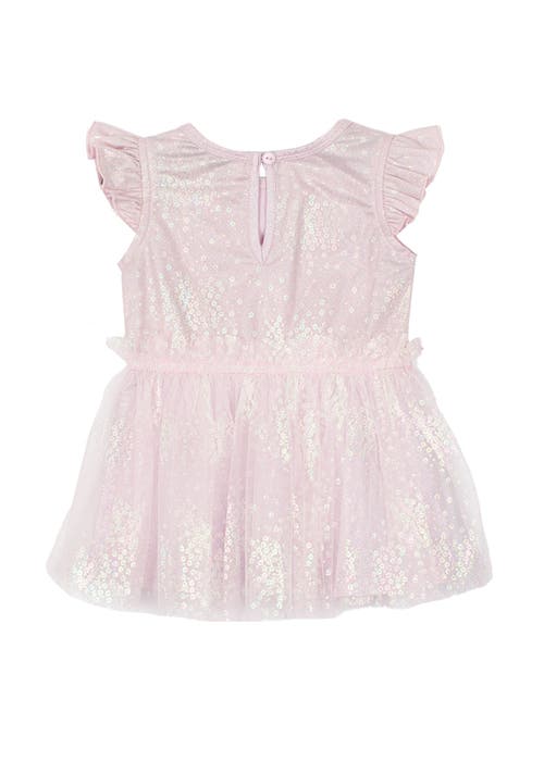 Isobella & Chloe Periwinkle Baby Toddler Dress In Pink