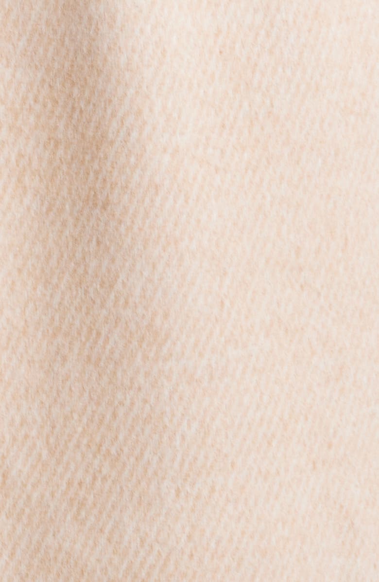 Sam Edelman Double Breasted Twill Coat, Alternate, color, Seasame/ Ivory Twill