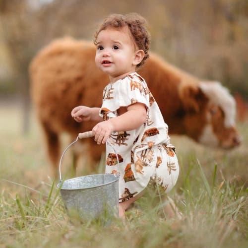 Milkbarn Organic Cotton Dress And Bloomer Set