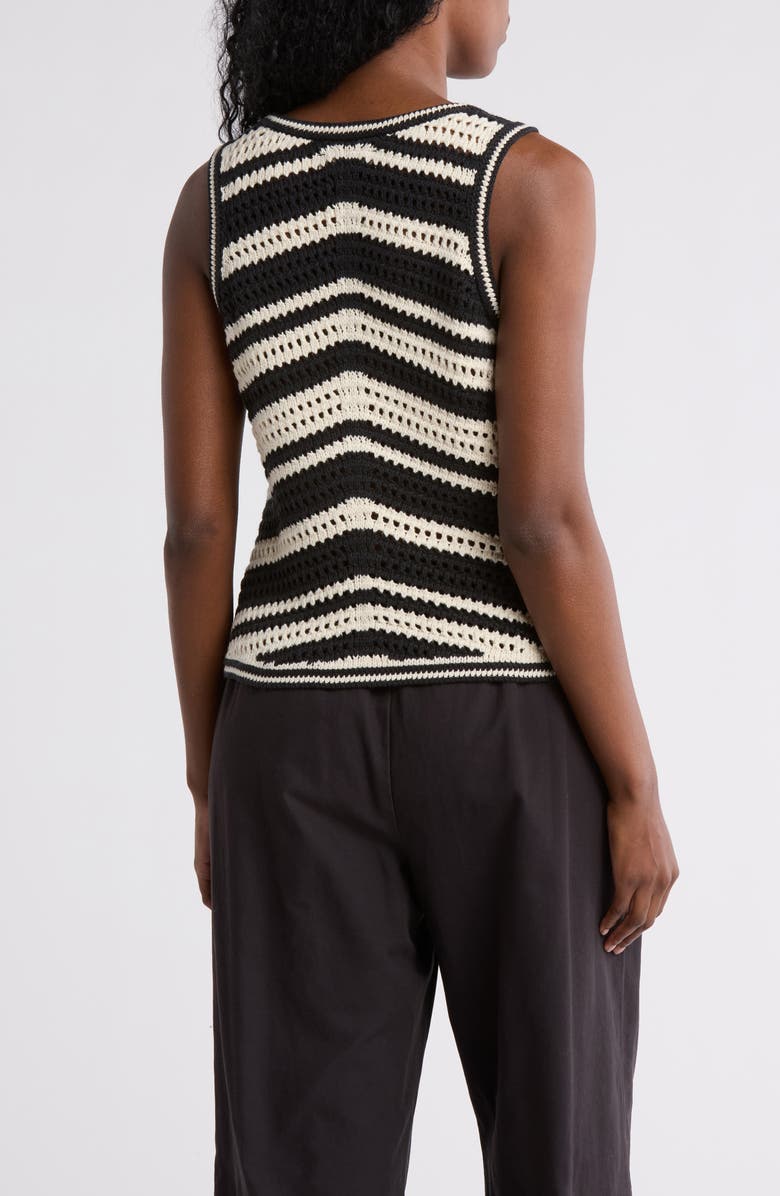 Lucky Brand Novelty Stitch Sweater Tank, Alternate, color, Birch