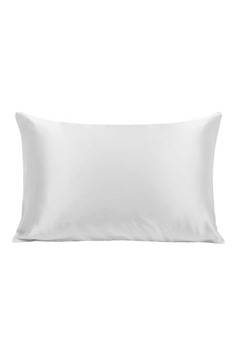 Vegan Satin Pillowcase, Main, color, WHITE