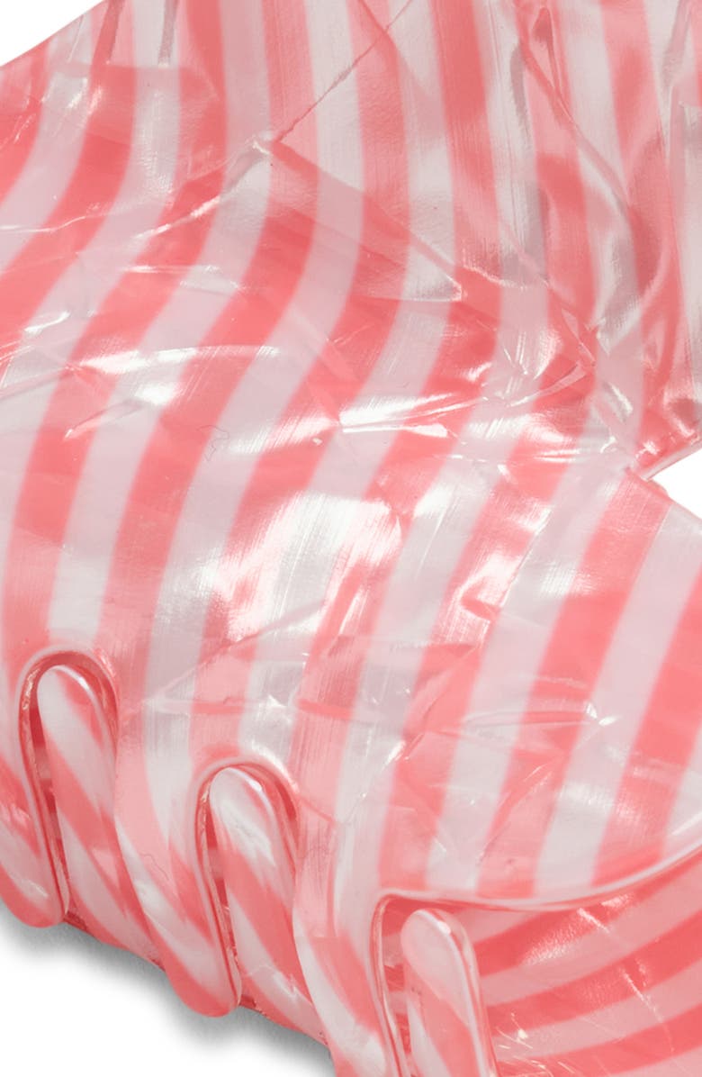 Chelsea28 Heart Stripe Claw Clip, Alternate, color, Pink Multi