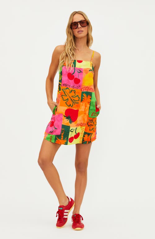 BEACH RIOT BEACH RIOT TAYLA COVER-UP MINIDRESS 
