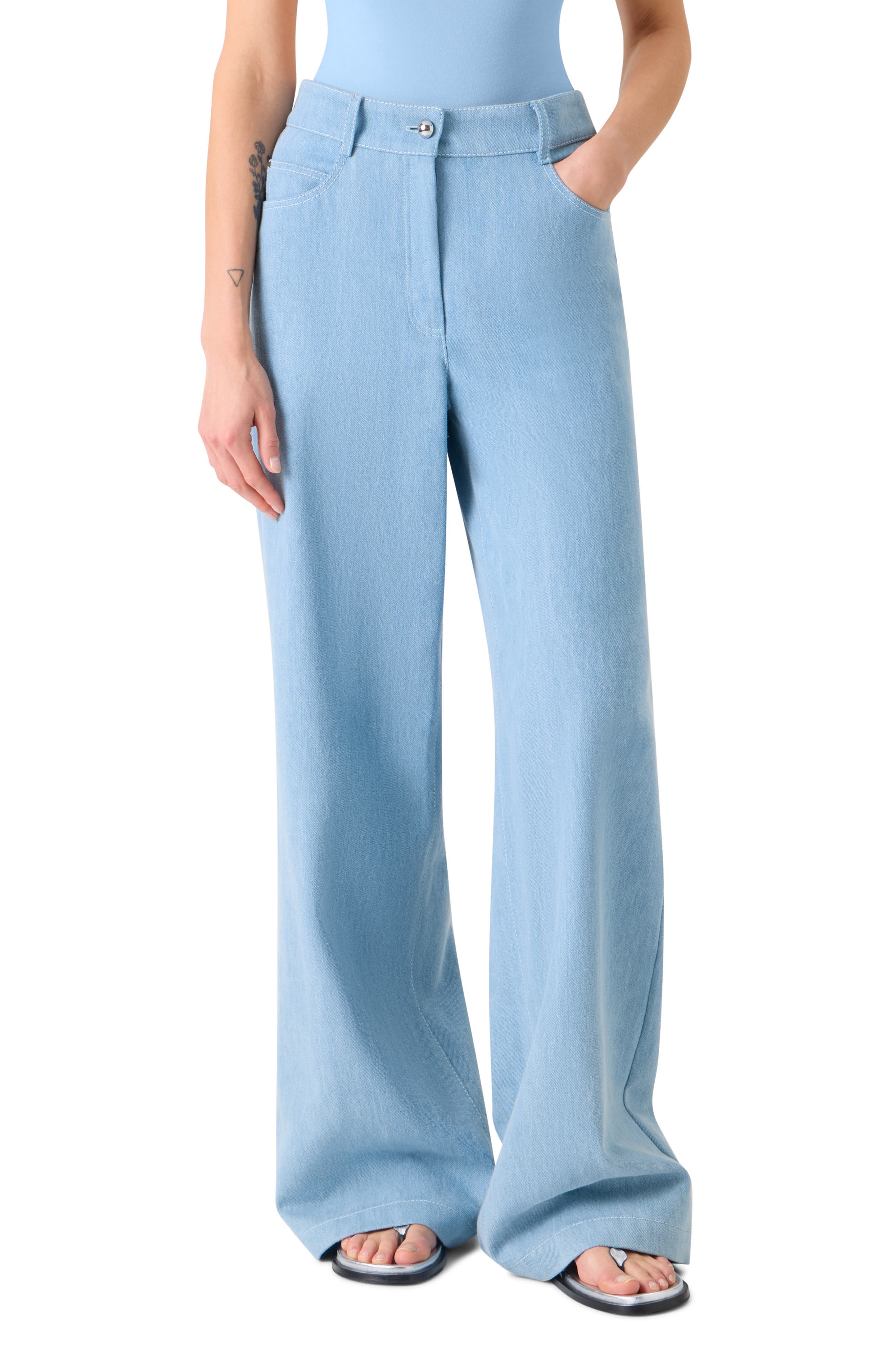 selected SKY BLUE DENIM