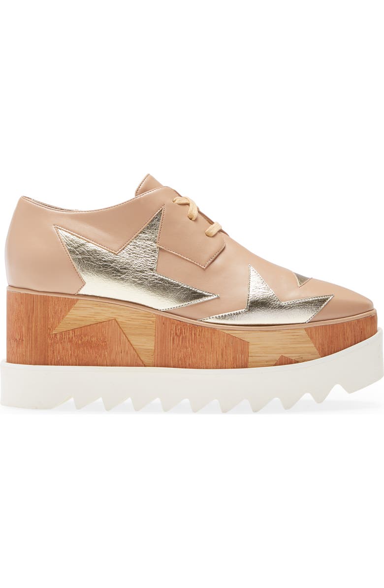 Stella McCartney Elyse Star Platform Derby, Alternate, color,